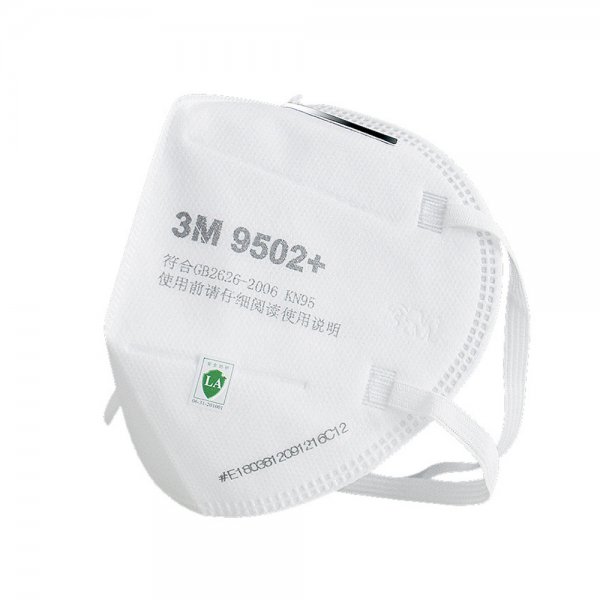 3M 9502plus 摺合式防護口罩 (50個/盒)