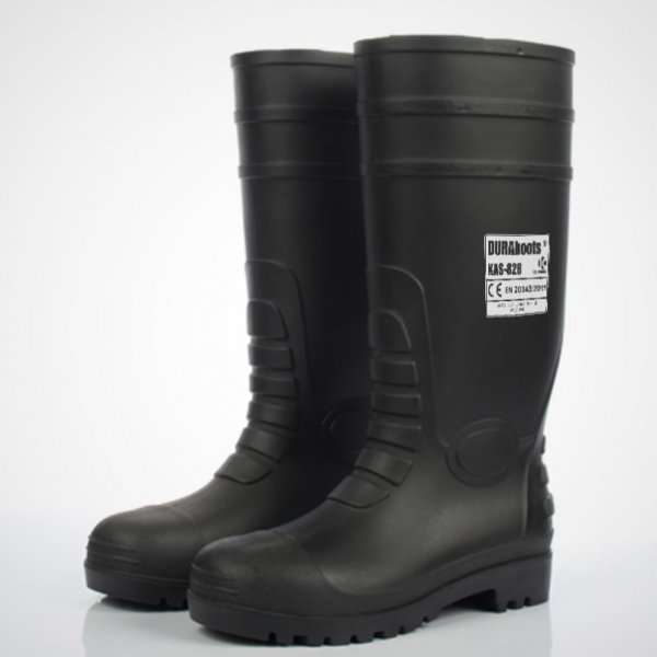 DURAboots 黑色 安全水鞋(有証書) KAS-828