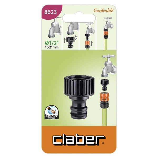 CLABER 1/2" 內牙接頭  8623
