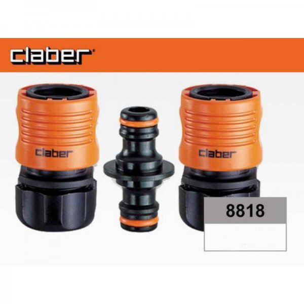 CLABER 1/2"套裝快速接頭  8818