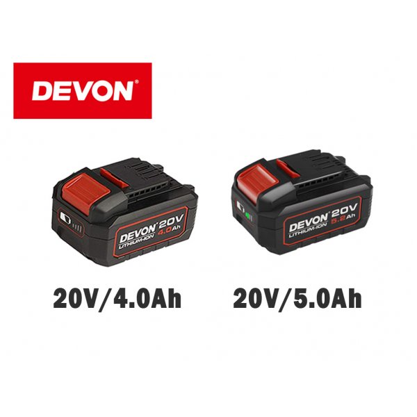DEVON 鋰電池 20V 4.0Ah 5150-Li-20-40