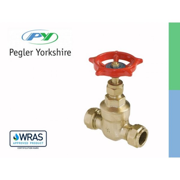 英國 PEGLER 銅全流量欖閘掣 PN16 22mm 506008