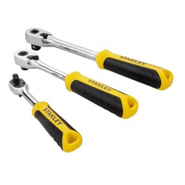 STANLEY 專業雙色柄棘輪板手 3/8" STMT73983-8-23