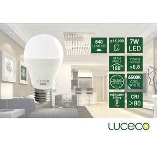 LUCECO - LED 電燈泡7W-冷白光 (型號 : LA27C7W64-LE)