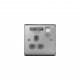 BG 弧鋼拉絲2USB 2.1A單位插座 (NBS21U2G) BG 弧鋼拉絲2USB 2.1A單位插座 (NBS21U2G)