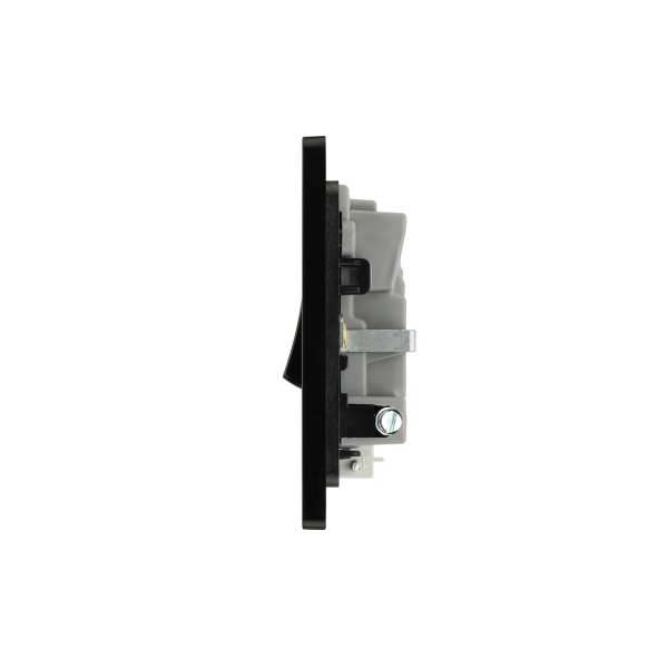 BG 古董黃銅帶LED開關及保險絲連接單元(帶可拆卸電纜孔) (PCDAB52B)