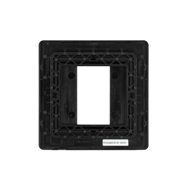 BG 古董黃銅隱藏式固定螺絲1模塊孔25x50mm單位面板框 (PCDABEMS1B)