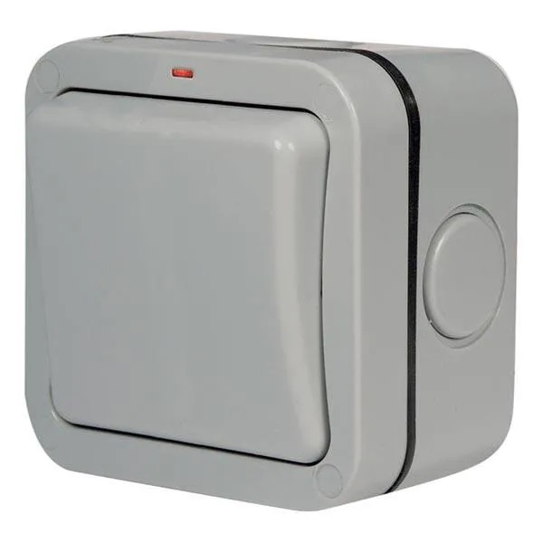BG IP66戶外防水1鍵2路20A雙控開關 (WP12)
