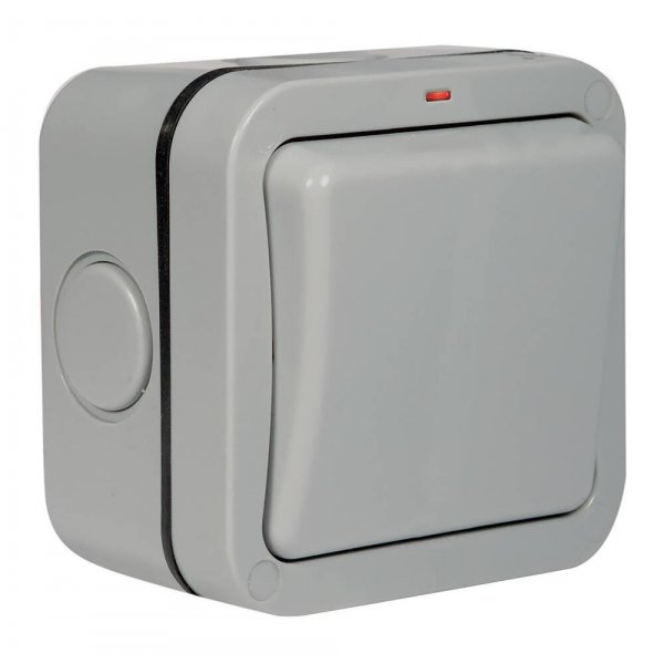BG IP66戶外防水1鍵20A雙極(DP)開關 (WP30)