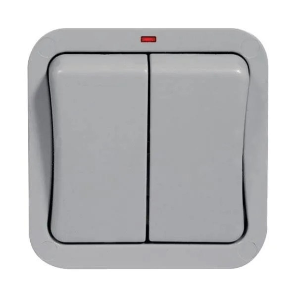 BG IP66戶外防水2鍵2路20A雙控開關 (WP42)