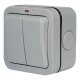 BG IP66戶外防水2鍵2路20A雙控開關 (WP42)