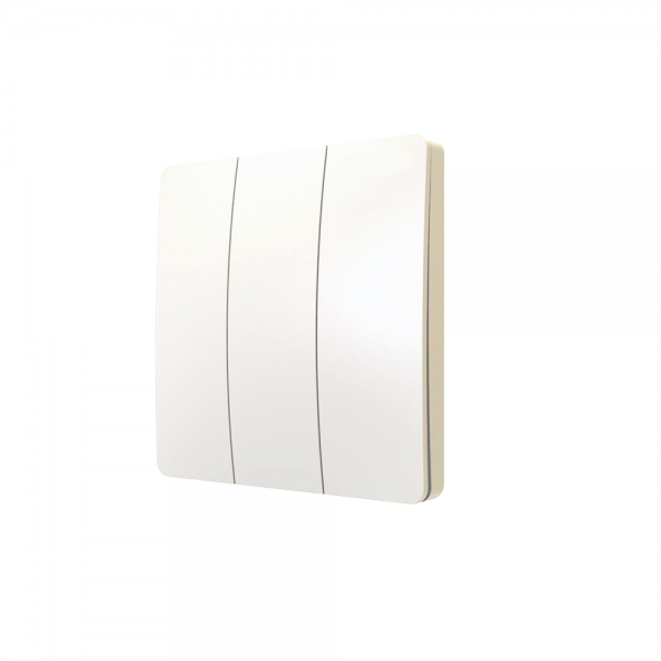 UKGPro - KinSwitch 動能無線三位覆位開關-白色 (型號: U-ES2354-WH) UKGPro - KinSwitch 動能無線三位覆位開關-白色 (型號: U-ES2354-WH)