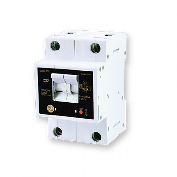 UKGPro - 2P N 32A 單總路帶漏保小型智能斷路器