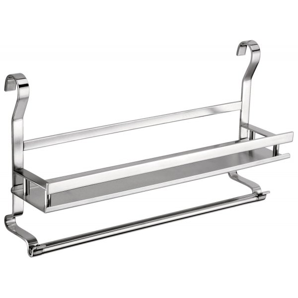 DELONG 帝朗 不鏽鋼調味及毛巾架 S/ST Spice Rack w/Towel Holder 調味及毛巾架 380(W)*117(D)*216(H)mm (20019300004)