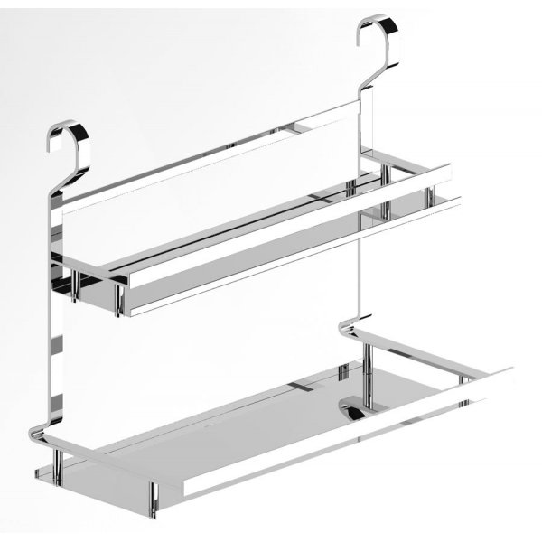 DELONG 帝朗 不鏽鋼雙層調味架 S/ST Spice & Bottle Rack - 2 tiers 雙層調味架 (20029300404)