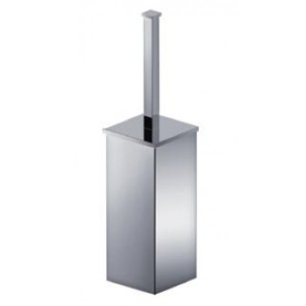 DELONG 帝朗 不鏽鋼方型馬桶刷架 S/ST Toilet Brush Holder 不銹鋼 - 方型馬桶刷套裝(8x8x20CM) (200994001)