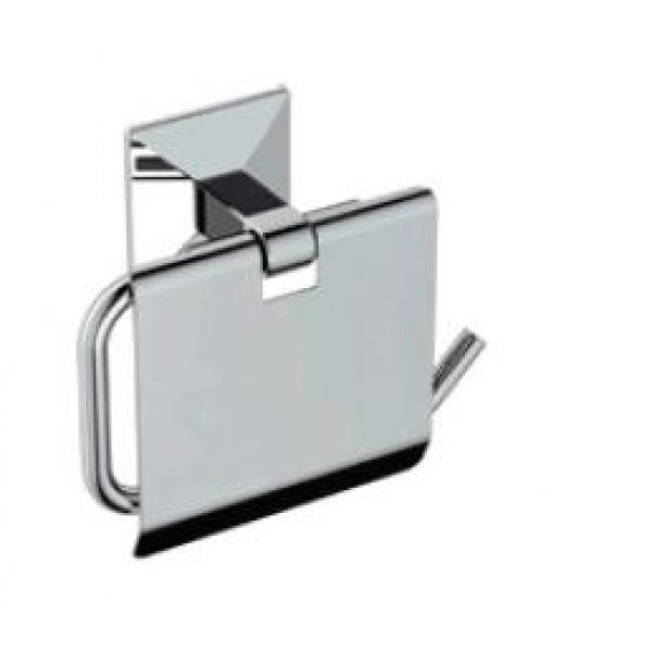 DELONG 帝朗 有蓋廁紙架 Paper Holder with Lid 鉻/鋅合金: 有蓋廁紙架(2302) (230251000)