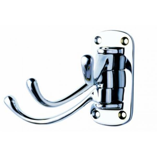DELONG 帝朗 三頭衣勾 Robe Hook Set - 3 Hooks 鉻- 三頭衣勾(吸塑) (260111Y)