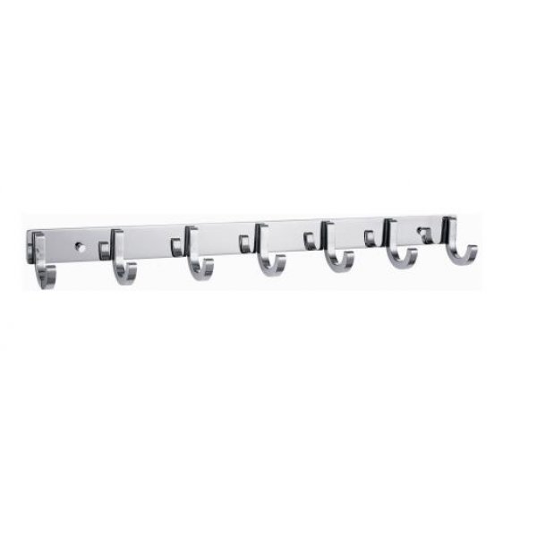 DELONG 帝朗 排衣勾-7個 Robe Hook Set - 7 Hooks 鉻- 排衣勾, 7勾 (吸塑包裝) (260503-7P)