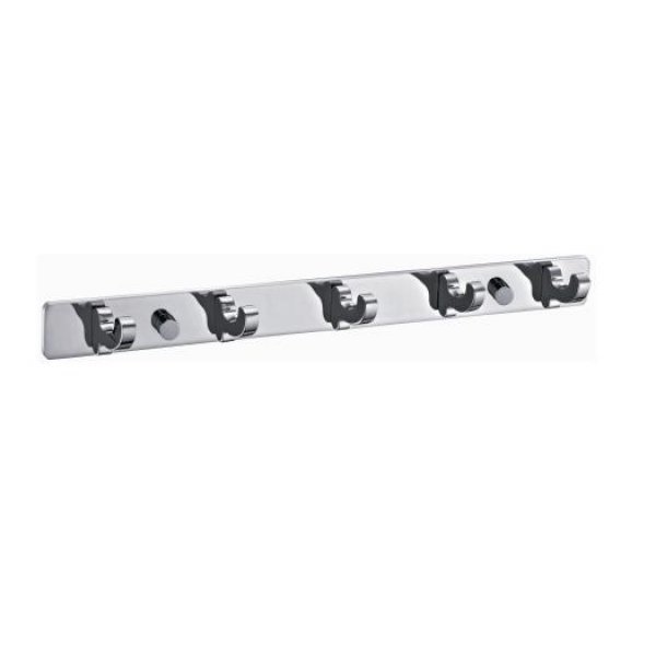 DELONG 帝朗 排衣勾-5個 Robe Hook Set - 5 Hooks 鉻- 排衣勾, 5勾 (吸塑包裝) (260504-5P)