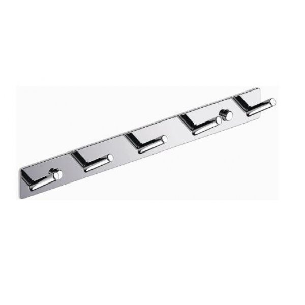 DELONG 帝朗 排衣勾-5個 Robe Hook Set - 5 Hooks 排衣勾, 5勾 [吸塑包裝) [260701系列] (260701-5P)