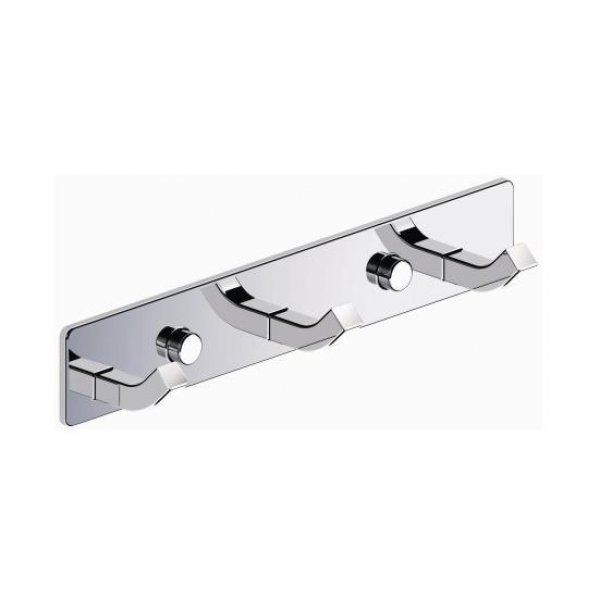 DELONG 帝朗 排衣勾-3個 Robe Hook Set - 3 Hooks 排衣勾, 3勾 [吸塑包裝) [260801系列] (260801-3P)
