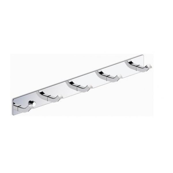 DELONG 帝朗 排衣勾-5個 Robe Hook Set - 5 Hooks 排衣勾, 5勾 [吸塑包裝) [260801系列] (260801-5P)