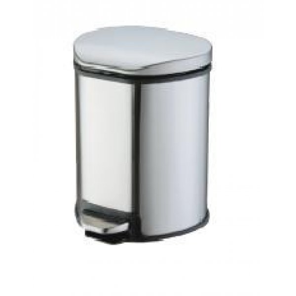 DELONG 帝朗 不鏽鋼腳踏垃圾桶 Stainless Steel Step Bin DELONG 5公升不銹鋼貝殼形腳踏垃圾桶 (261198Z-5L)