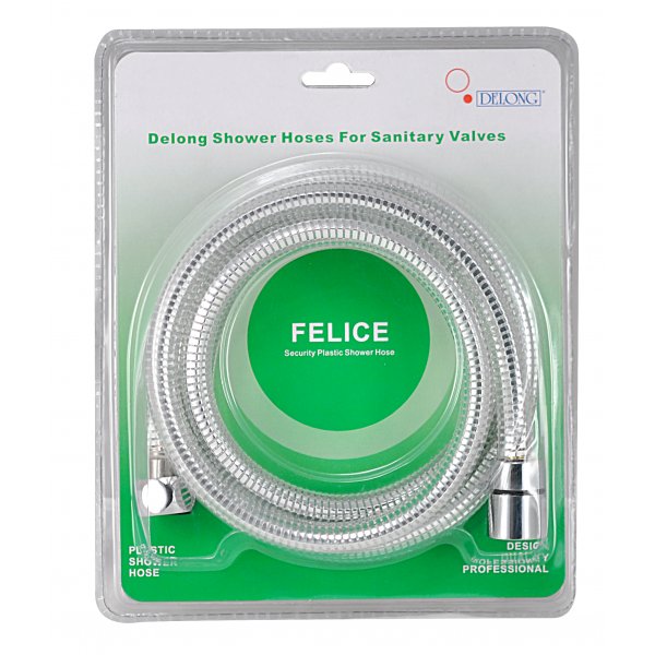 DELONG 帝朗 1.5米花灑軟喉 1.5M Soft Shower Hose 1.5M花灑軟喉 (DLBD02002)