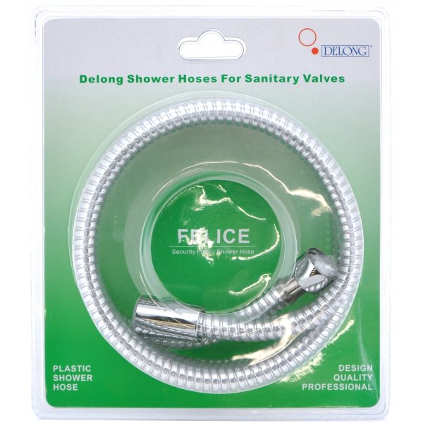 DELONG 帝朗 2米花灑喉 2M Shower Hose 2M花灑喉(鉻色) (HO26)