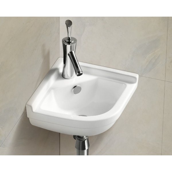 DELONG 帝朗 掛牆盆 Wall-mounted Washbasin 半圓形掛牆式藝術盆310*310*195mm (310313119)