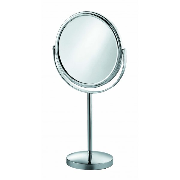 DELONG 帝朗 座檯雙面化妝鏡(3倍放大) Cosmetic Mirror (3x) 鉻- 7" 座檯雙面化妝鏡(3倍放大) (TM719)