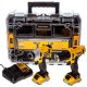 DeWALT DCK211D2FT HERO系列 10.8V 鋰電雙批套裝 (兩電連手提箱) (英國版,只能用單頭批咀)