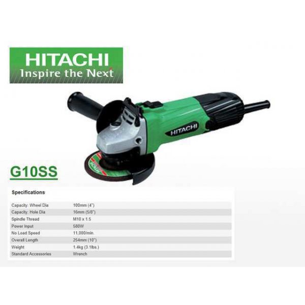 HITACHI 日立 磨機 4" G10SS2 <<110V>>