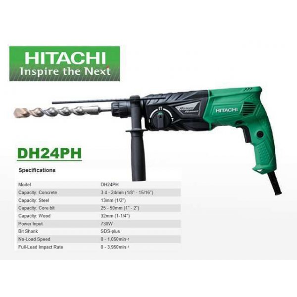 HITACHI 日立 油壓鑽 三用 24mm DH24PH