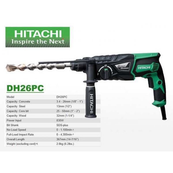 HITACHI 日立 油壓鑽 三用 26mm DH26PC