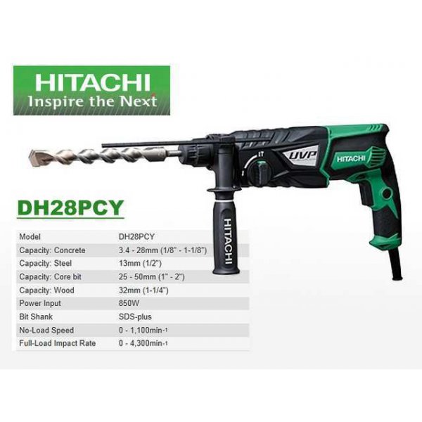 HITACHI 日立 油壓鑽 三用 減震28mm DH28PCY