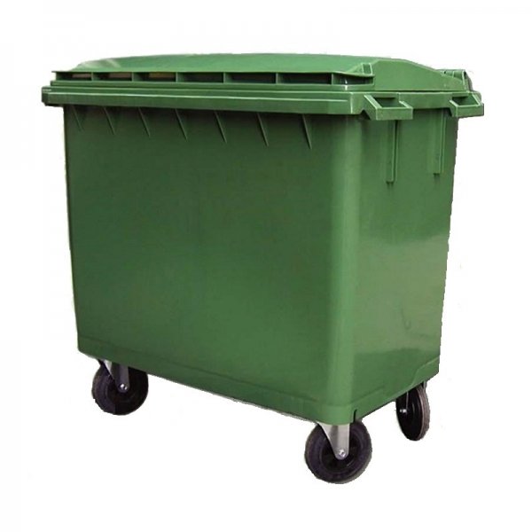 中國製 660L 四輪垃圾桶 四輪垃圾車 660公升 (綠色) 預訂