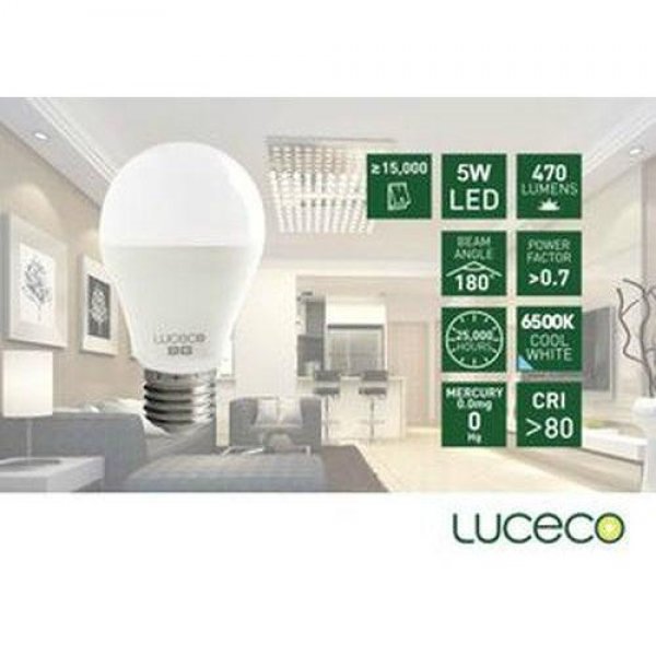 LUCECO - LED 電燈泡5W-冷白光 (型號 : LA27C5W47-LE)