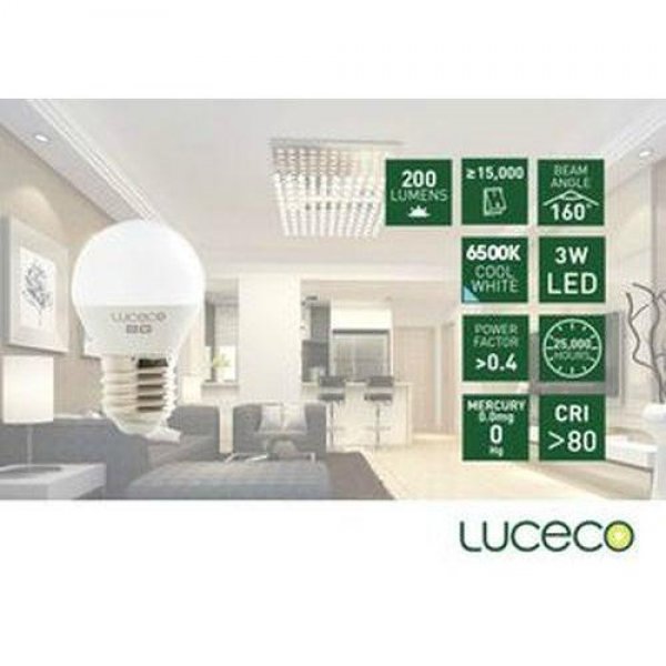 LUCECO - LED 電燈泡3W-冷白光 (型號 : LB27C3W20-LE)