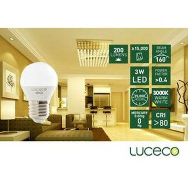 LUCECO - LED 電燈泡3W-暖白光 (型號 : LB27W3W20-LE)
