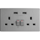 M2K AP202AL4-G 4.2A 雙位 孖蘇 2 USB 插座 (牆紙紋系列 ) 灰色 電制 制面 電掣 掣面 插蘇 M2K AP202AL4-G 4.2A 雙位 孖蘇 2 USB 插座 (牆紙紋系列 ) 灰色 電制 制面 電掣 掣面 插蘇
