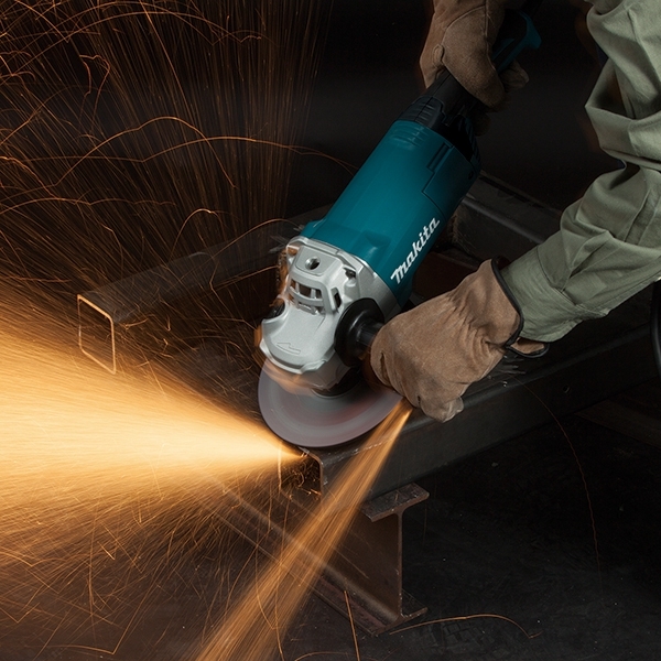 Makita 牧田 220V 角向磨光機180mm(扳機開關)(防止重開功能)(SJSII超級連接系統) GA7061R