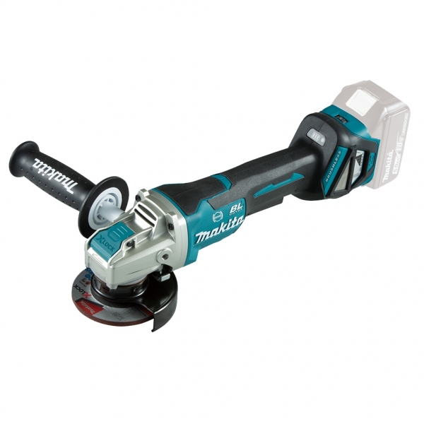 Makita 牧田 18V 充電式角向磨光機 (X-LOCK專用) DGA419Z 100 mm (4")(淨機)(安全開關)(電子剎車)(變速)(BL)
