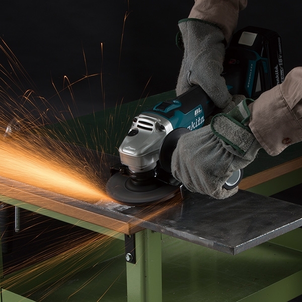 Makita 牧田 18V 充電式角向磨光機 DGA506RTE / DGA506Z 125mm (5")(推開關)(電子剎車)(BL)