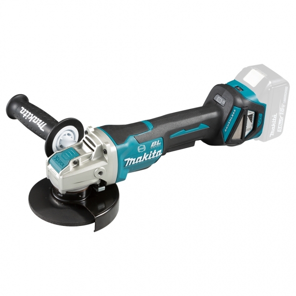 Makita 牧田 18V 充電式角向磨光機 (X-LOCK專用) DGA519Z 125 mm (5")(淨機)(安全開關)(電子剎車)(變速)(BL)