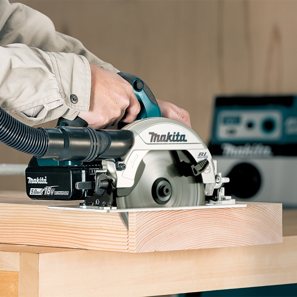 Makita 牧田 18V 充電式圓鋸 DHS661ZU 165 mm (6-1/2") (淨機)(藍牙連動)(右鋸片)(BL)