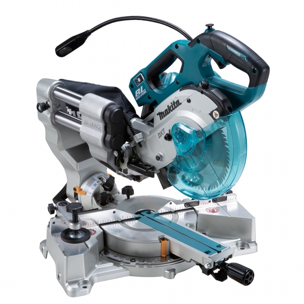 Makita 牧田 18V 充電式斜斷鋸（滑動複合式）DLS610Z 165 mm (6-1/2") (淨機) 滑動界鋁機
