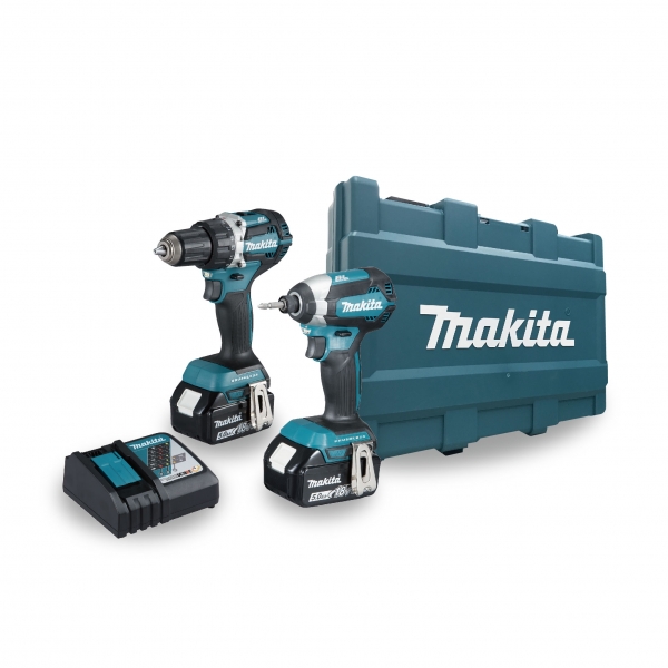 Makita 牧田 18V 充電式工具套裝(起子電鑽 & 衝擊起子機)DLX2189T (DDF484 & DTD153) Makita 牧田 18V 充電式工具套裝(起子電鑽 & 衝擊起子機)DLX2189T (DDF484 & DTD153)