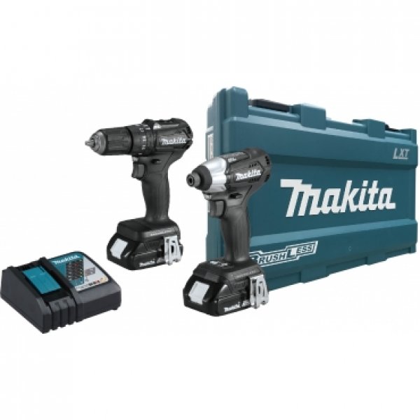 Makita 牧田 18V 充電式工具套裝(衝擊電鑽 & 衝擊起子機)DLX2221BX5/DLX2221X5 (黑/藍) (DHP483 & DTD155) Makita 牧田 18V 充電式工具套裝(衝擊電鑽 & 衝擊起子機)DLX2221BX5/DLX2221X5 (黑/藍) (DHP483 & DTD155)